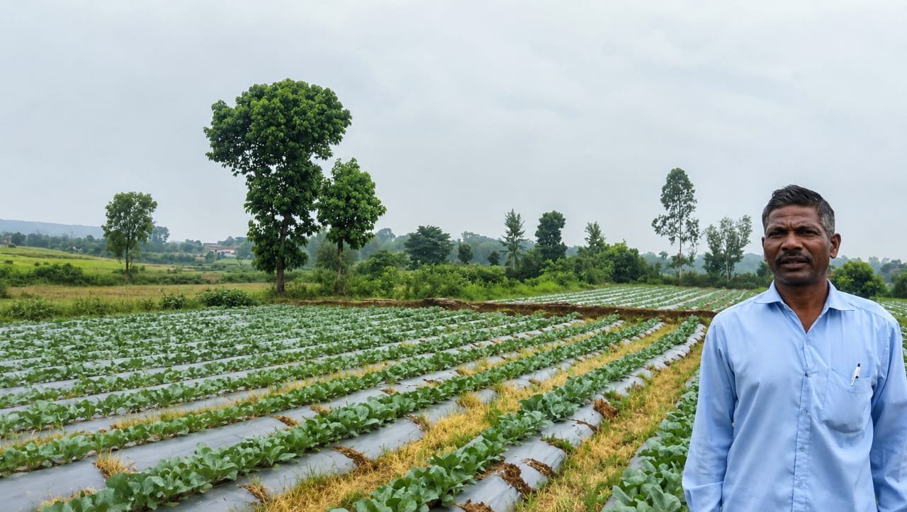 सूक्ष्म सिंचाई योजना से खेती बनी अधिक लाभकारी, ड्रिप सिंचाई अपनाकर किसान ने बढ़ाया सब्जी उत्पादन