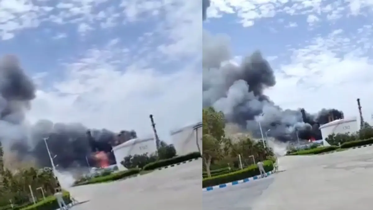 सीजफायर के बाद भी नहीं थमा युद्ध: यूएई और कुवैत पर मिसाइल हमले, ईरान के तेल रिफाइनरी में लगी भीषण आग