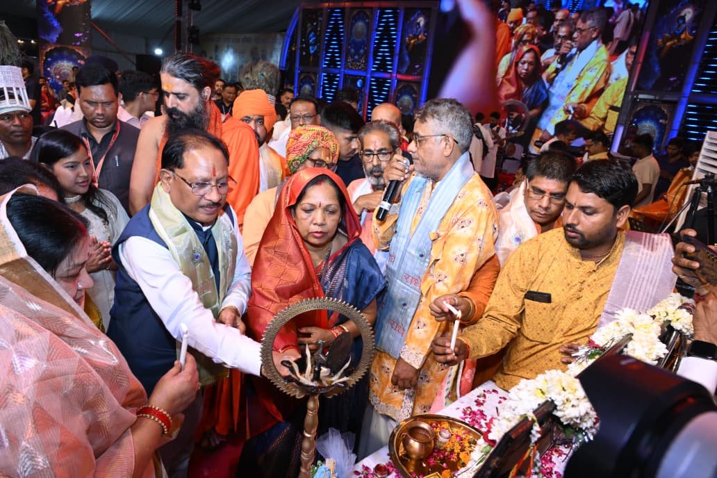 भगवान श्रीकृष्ण का जीवन हर परिस्थिति में अपने कर्तव्य और दायित्व को निभाने की देता है प्रेरणा - मुख्यमंत्री साय