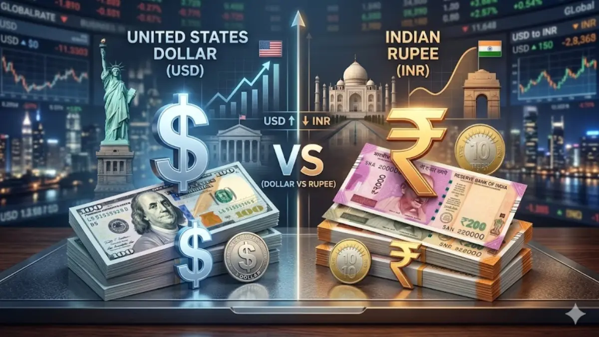 लड़खड़ाई भारतीय मुद्रा: डॉलर के मुकाबले पहली बार 93.24 के रिकॉर्ड निचले स्तर पर पहुंचा रुपया