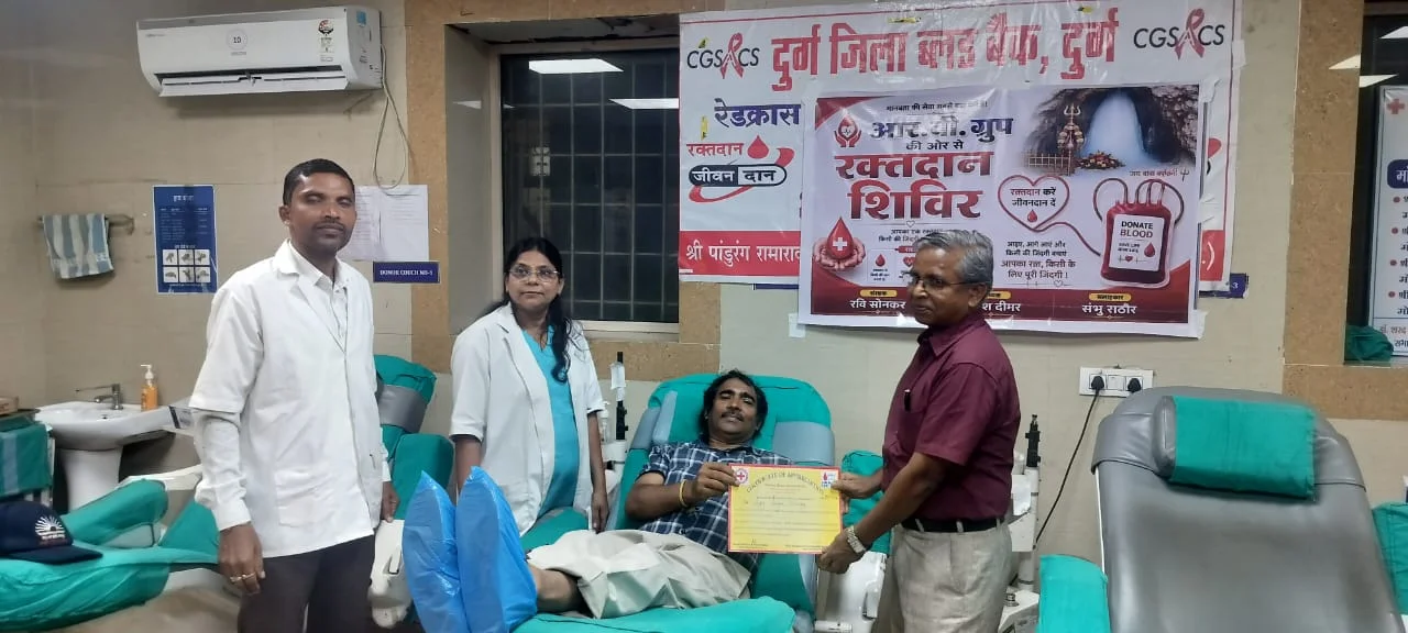 67वीं बार रक्तदान-आचार्य डॉ. अजय आर्य ने दिया मानवता का संदेश