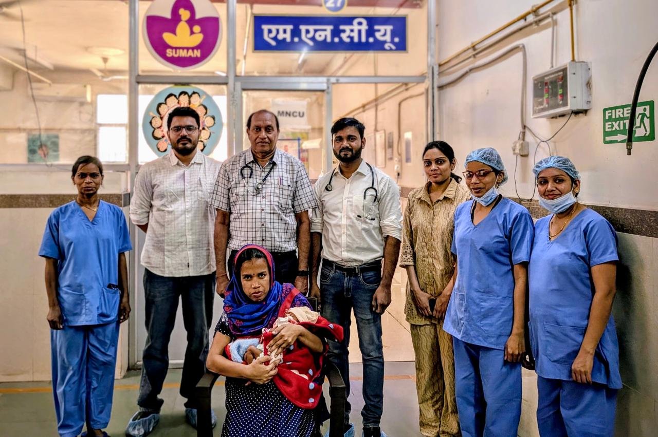 जिला अस्पताल में 900 ग्राम के समयपूर्व नवजात को मिली नई जिंदगी, नवजात शिशु देखभाल इकाई टीम की बड़ी सफलता