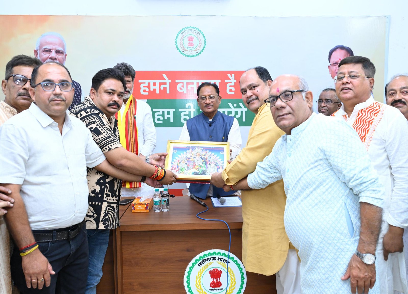 बंगाली नववर्ष मिलन समारोह में शामिल हुए मुख्यमंत्री  विष्णुदेव साय