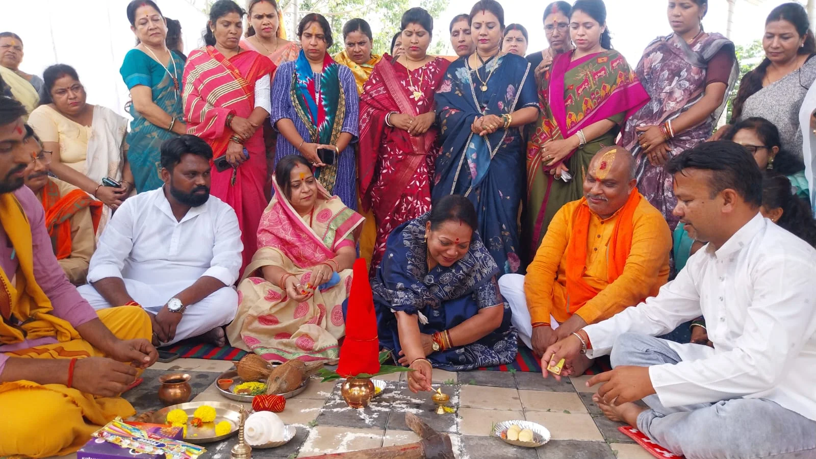 0 1 करोड़ 97 लाख 08 हजार का भूमिपूजन