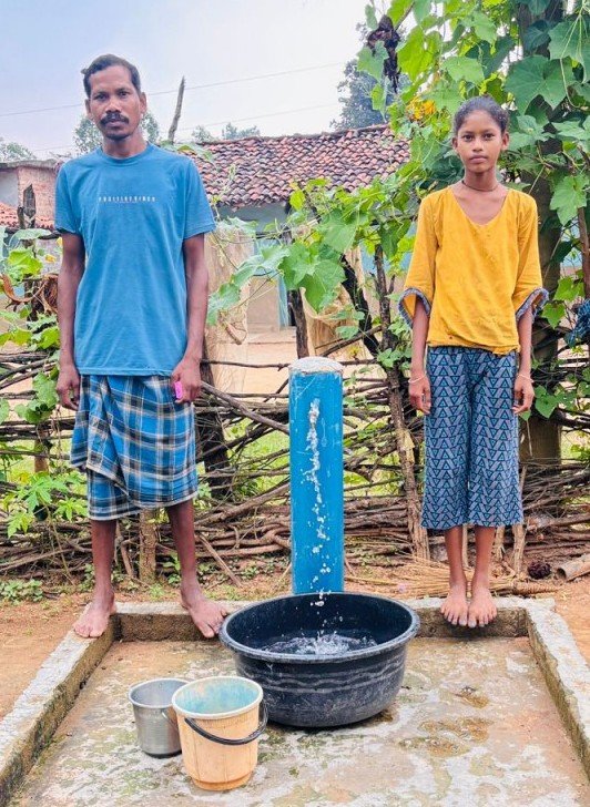 प्रधानमंत्री नरेन्द्र मोदी के ‘हर घर जल’ संकल्प से बदली डांडजमड़ी की तस्वीर सभी 90 घरों तक पहुंचा नल से शुद्ध पेयजल