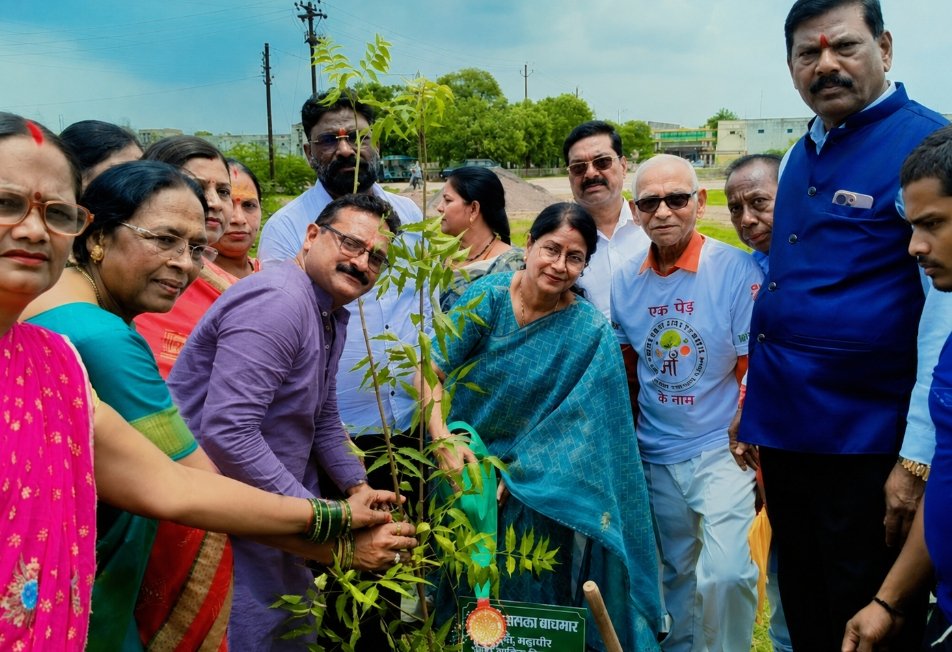 हरेली तिहार पर नगर निगम ने दिया हरियाली और छत्तीसगढ़ी संस्कृति संरक्षण का संदेश