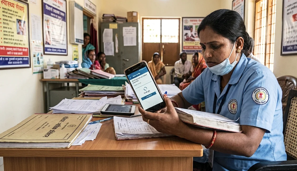 डिजिटल रिपोर्टिंग के बोझ तले दबे स्वास्थ्य कर्मी, मोबाइल और डेटा भत्ता देने की उठी पुरजोर मांग