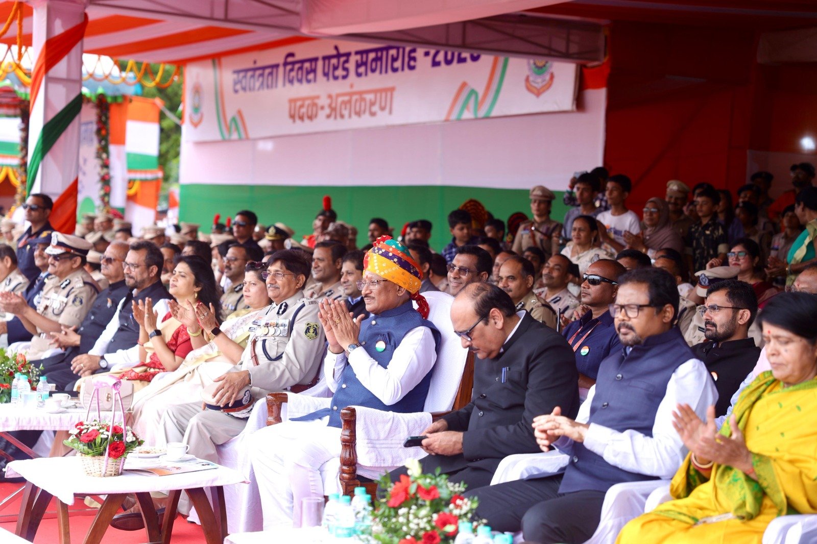 स्वतंत्रता दिवस समारोह : शालेय विद्यार्थियों की सांस्कृतिक प्रस्तुतियों ने बांधा समां
