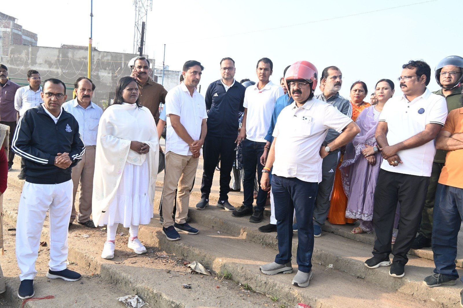 उप मुख्यमंत्री अरुण साव निकले स्कूटी पर, शहर भ्रमण कर सफाई और निर्माण कार्यों का किया निरीक्षण