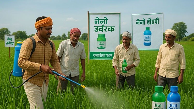 नैनो उर्वरकों के उपयोग से बेहतर उत्पादन और मृदा स्वास्थ्य को मिल रहा बढ़ावा-कृषक छेदीलाल