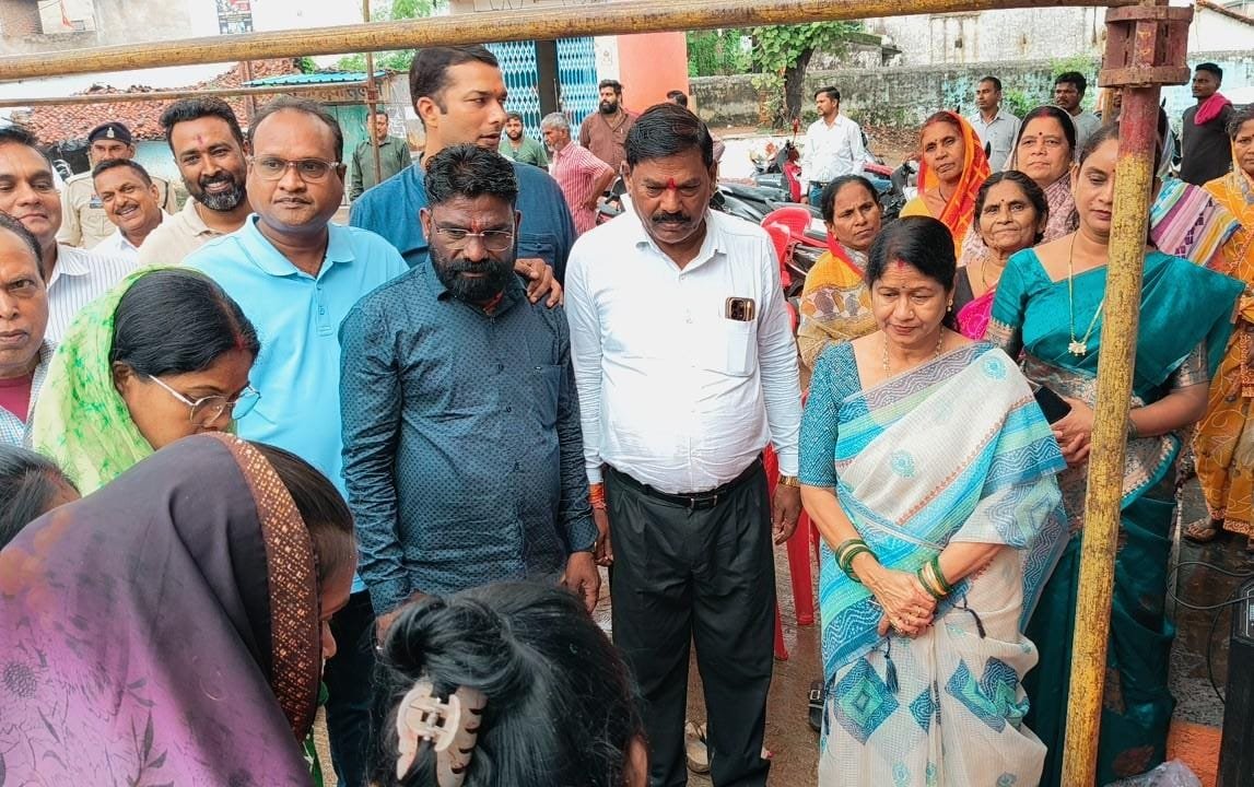 तीन वार्डों में 72.66 लाख रुपये के विकास कार्यों का महापौर अलका बाघमार ने किया भूमिपूजन