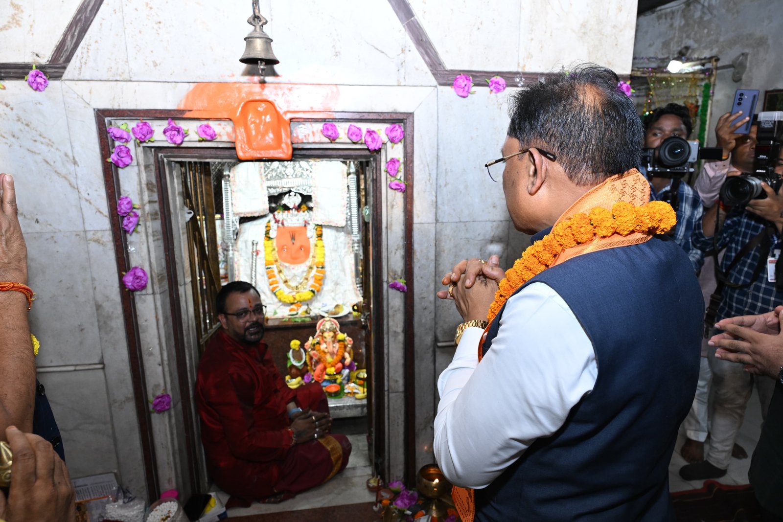117 वर्षों से चली आ रही गणेशोत्सव की परंपरा में शामिल हुए मुख्यमंत्री विष्णु देव साय