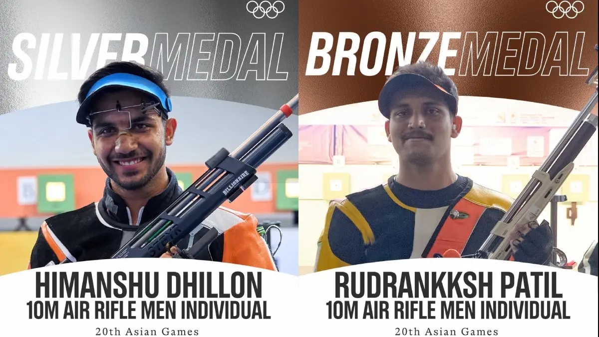 Asian Games 2026: निशानेबाजी में भारत का कमाल, हिमांशु को सिल्वर और रुद्राक्ष ने जीता ब्रॉन्ज
