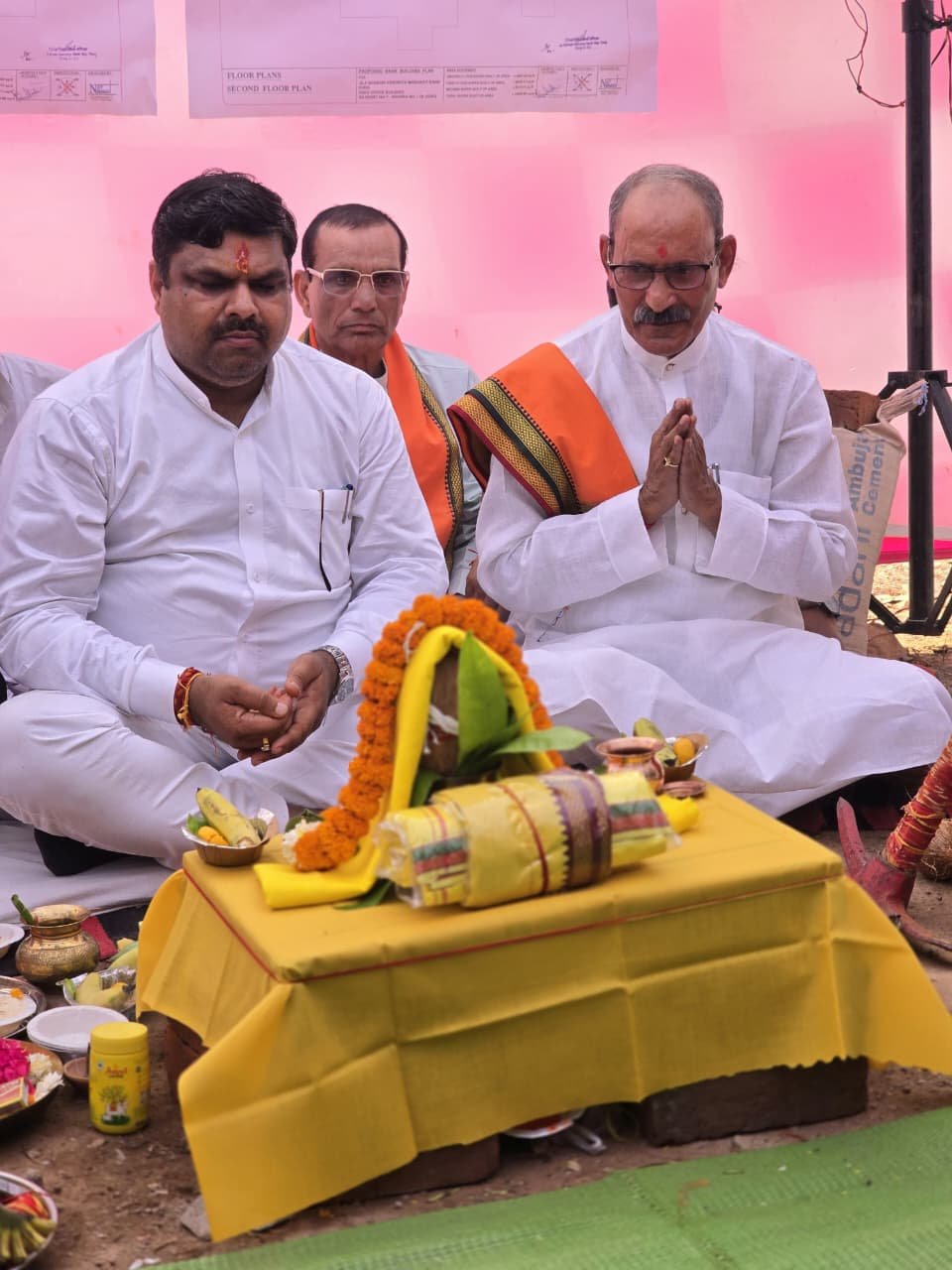 दुर्ग में सहकारी बैंक मुख्यालय के नए भवन का भूमि पूजन, मंत्री गजेन्द्र यादव ने किया शुभारंभ