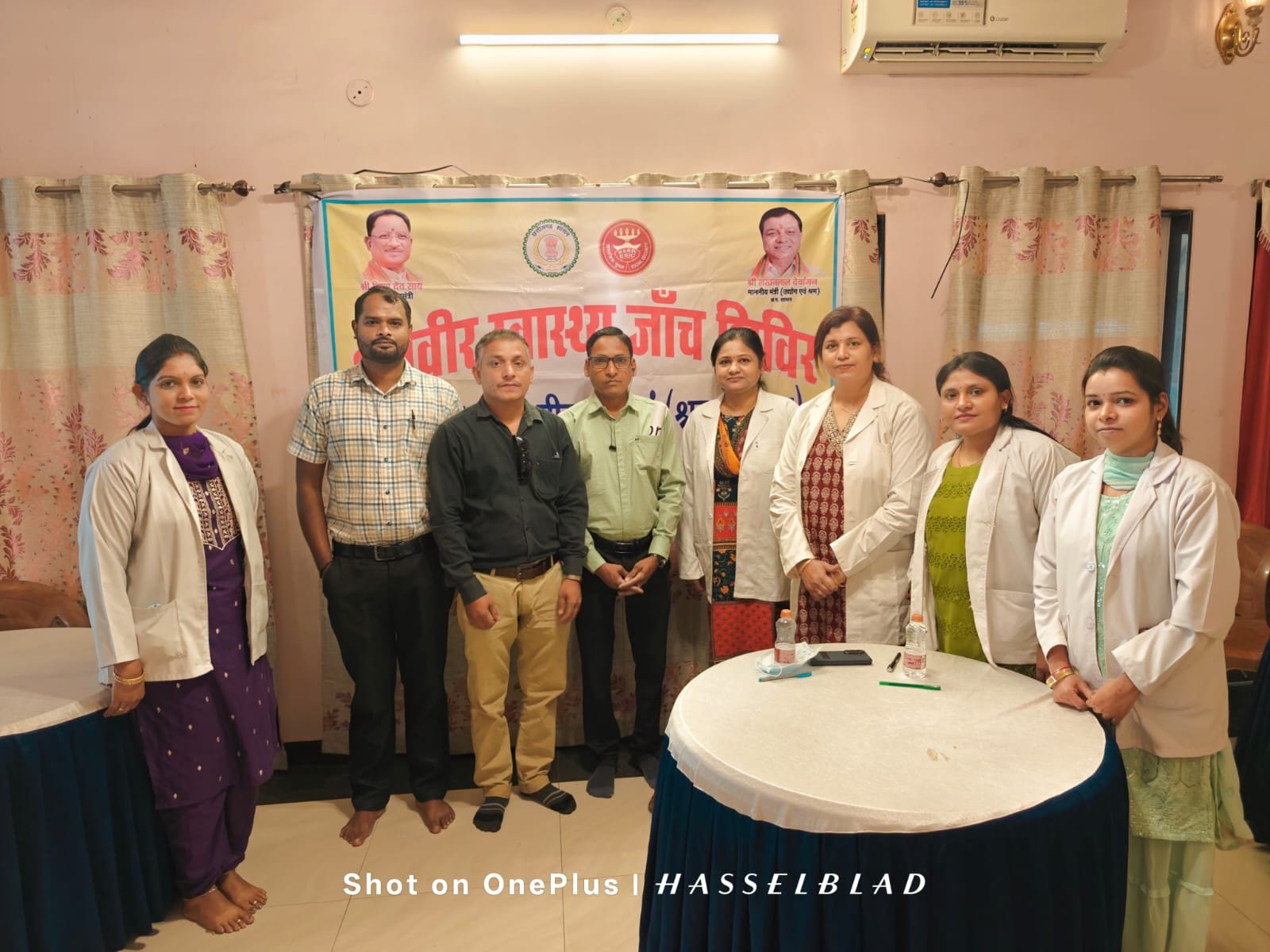 भिलाई के अक्षयपात्र फाउंडेशन में ‘श्रमवीर स्वास्थ्य जाँच शिविर’ का सफलआयोजन