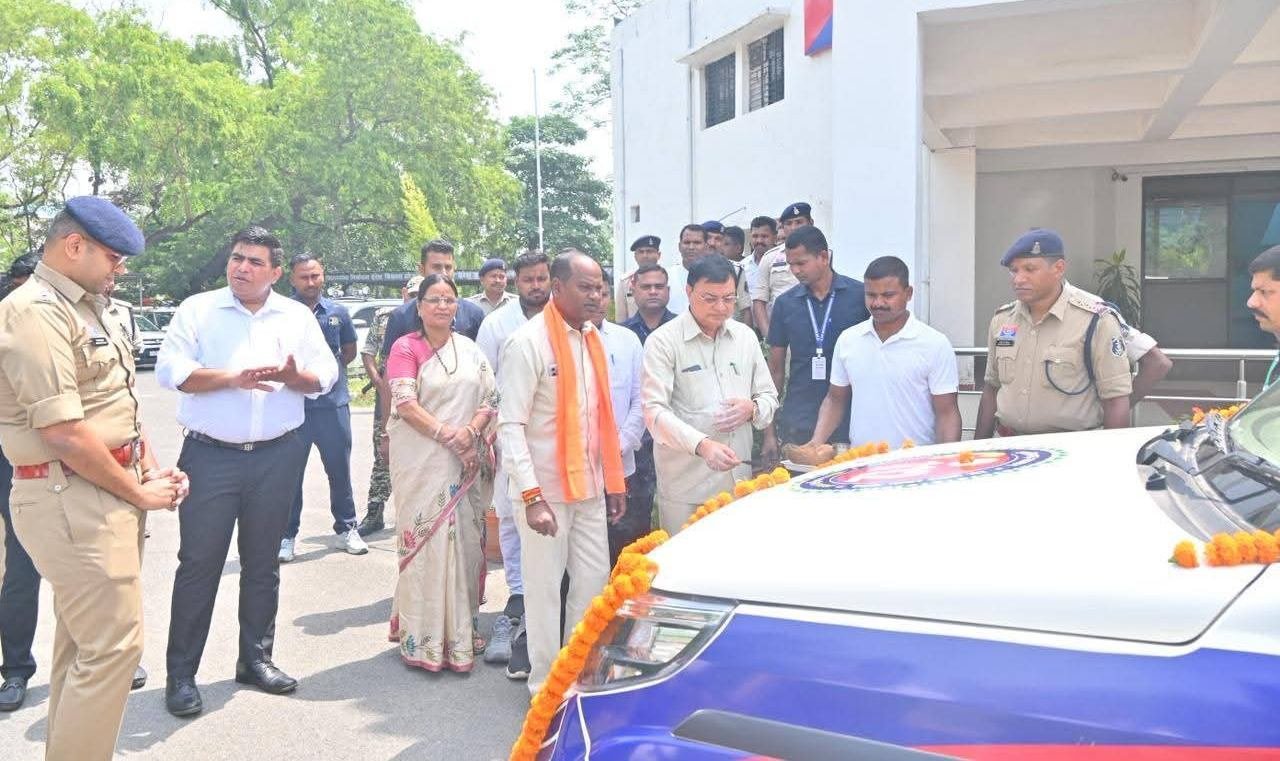 कोरबा जिले को मिली 22 नए डायल 112 वाहनों की सौगात
