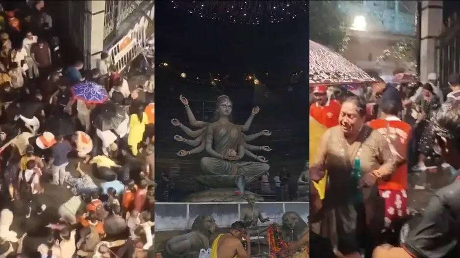 कोलकाता दुर्गा पूजा पंडाल हादसा: अब तक 19 की मौत, 25 घायल; 7 गिरफ्तार, SIT जांच का ऐलान, घायलों से मिले अमित शाह